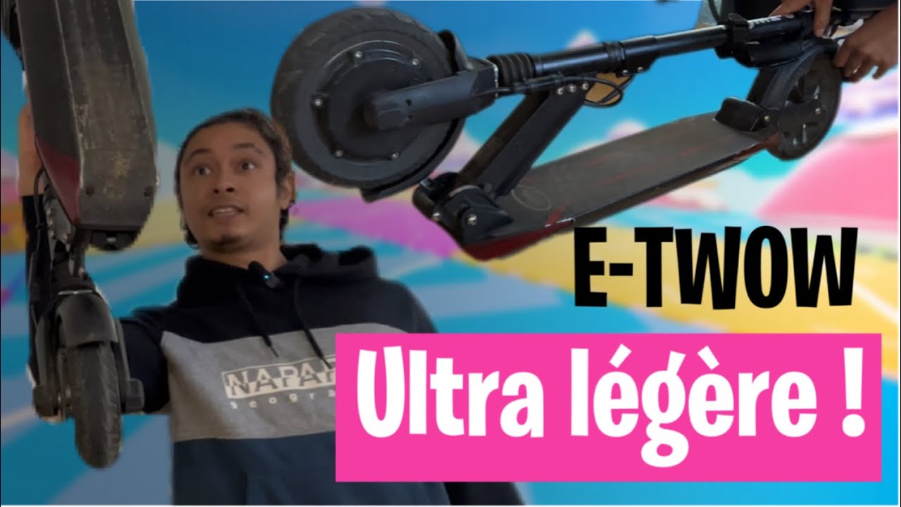 La PLUS LÉGÈRE TROTTINETTE ÉLECTRIQUE parfaite pour les transports en communs !! + DÉBRIDER E-TWOW