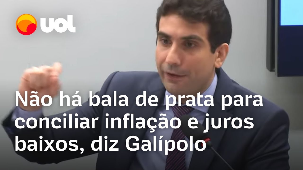 Gal&iacute;polo na C&acirc;mara: 'N&atilde;o h&aacute; bala de prata para conciliar infla&ccedil;&atilde;o e juros baixos', diz chefe do BC
