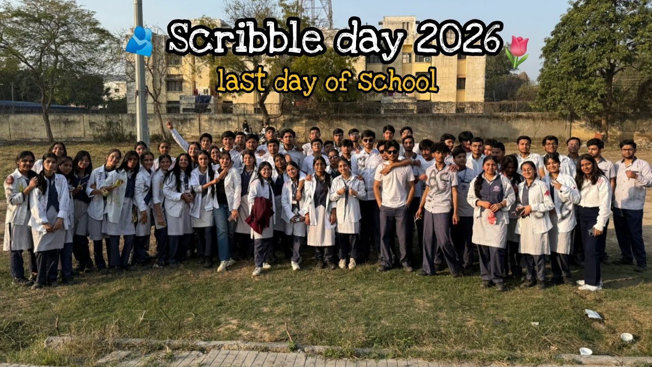 SCRIBBLE DAY 2026 VLOG🫂🌷 || Last day of school || Keerti vlogs