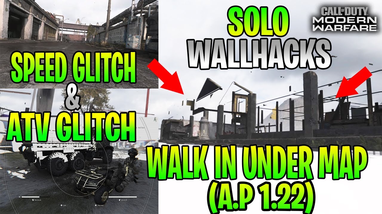 MW NEW GLITCH METHODS NEW WALLHACKS GLITCH SPEED GLITCH & MORE A.P (1.23)