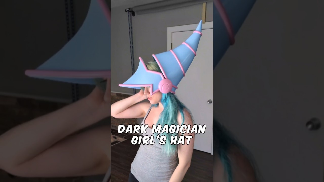 I made Dark Magician Girl's Hat! #cosplay #yugioh #anime