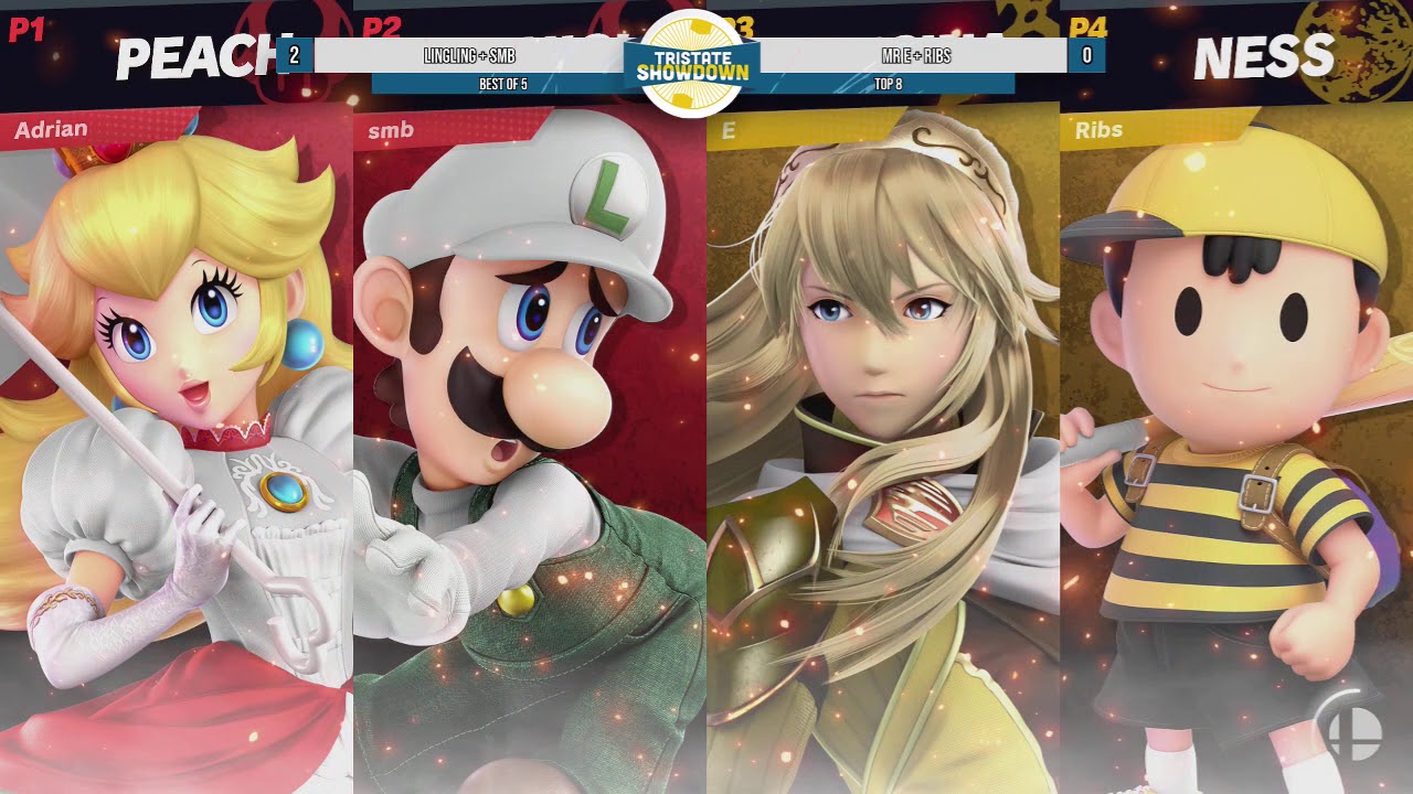 Tristate Showdown - LingLing + SMB Vs. Mr E + Ribs - Top 8 - Smash Ultimate