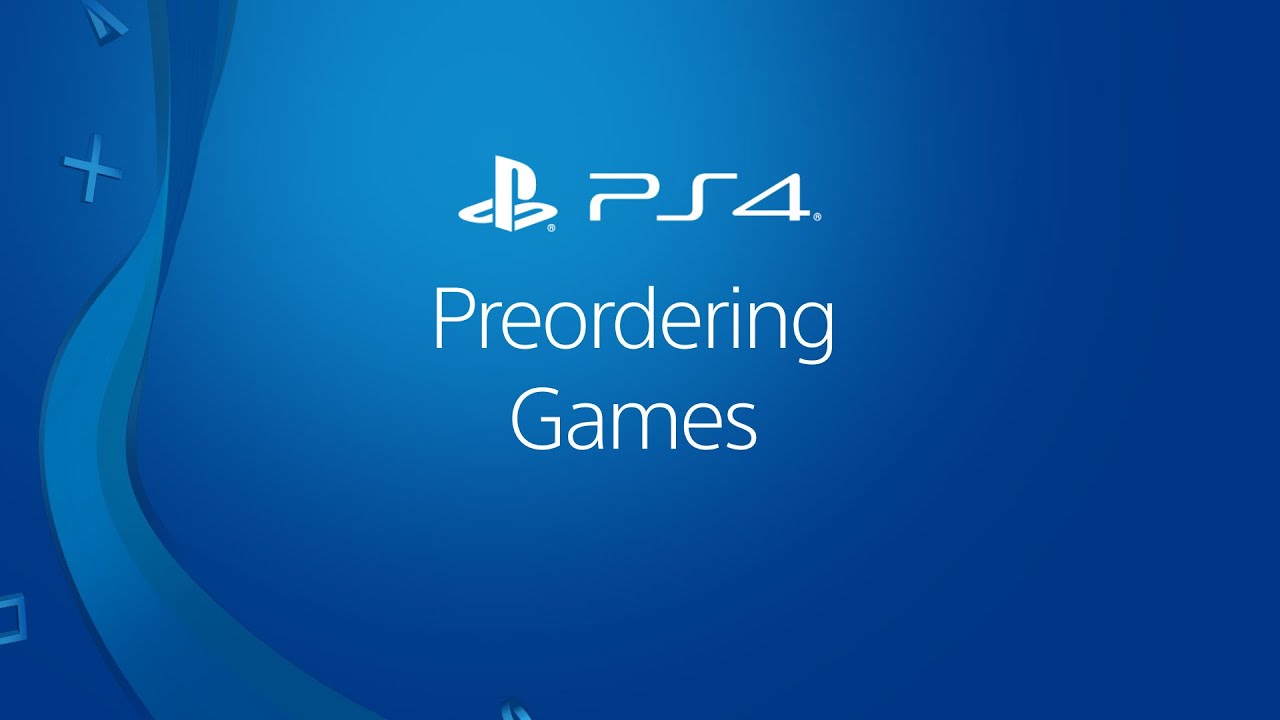 Загрузка предварительно заказанных игр PS4