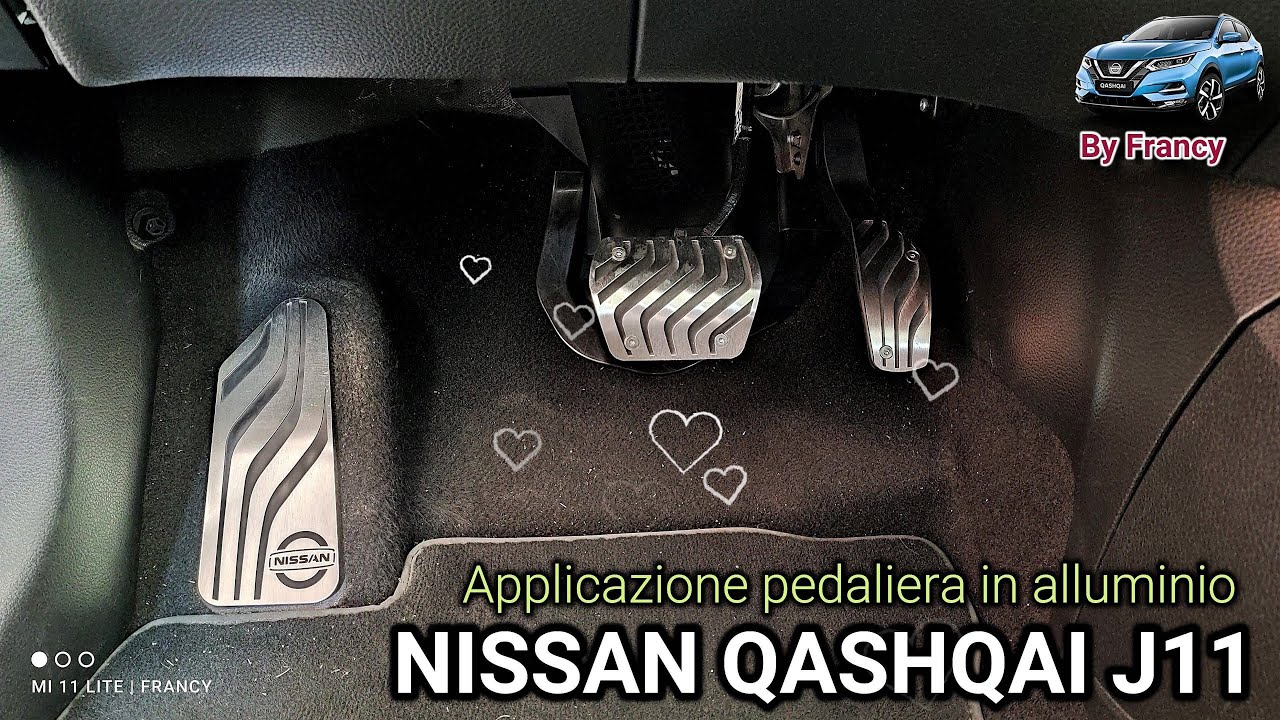 Nissan Qashqai J11 applicazione pedaliera alluminio Nismo 😍 (Tutorial)