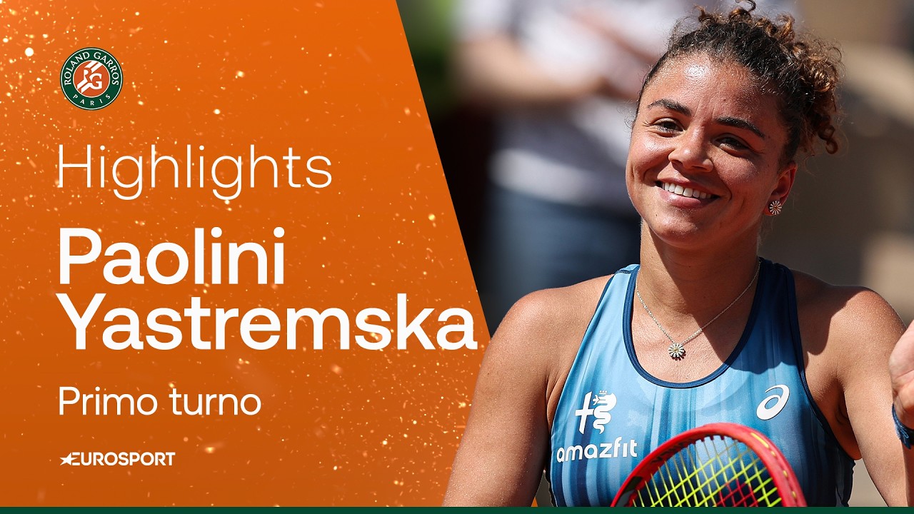 PAOLINI c'&egrave;! Batte Yastremska e raggiunge Sierra al 2&deg; turno! HIGHLIGHTS | Roland Garros 2026