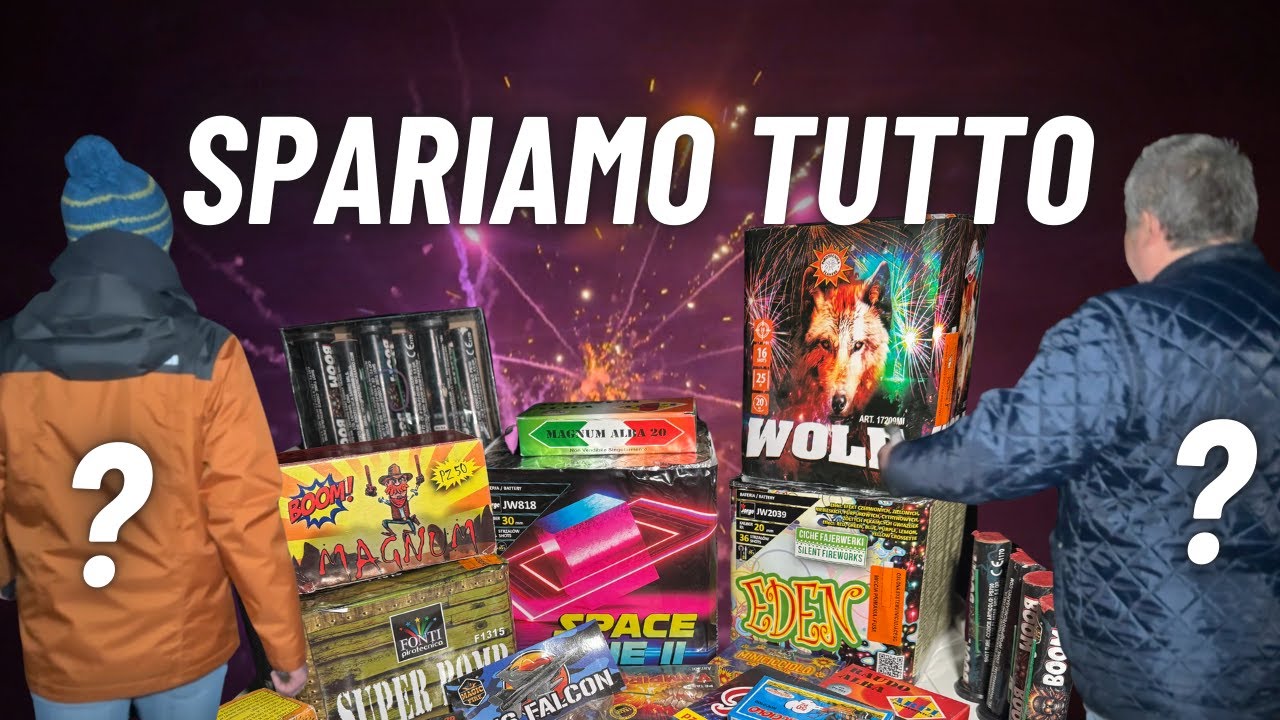 UNBOXING e SPARO di un MAXI CARICO di FUOCHI D'ARTIFICIO e PETARDI con 2 ISCRITTI Feat. Fede & Michi
