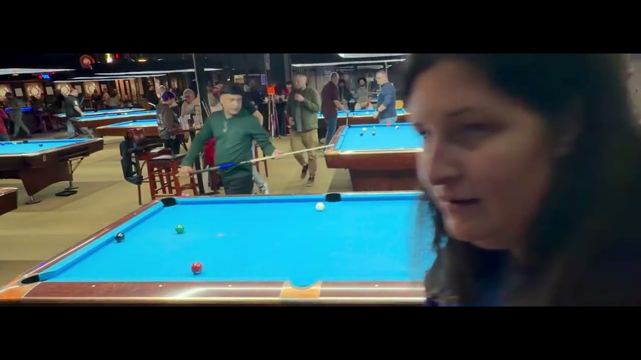 6(me) vs 4 APA 9 ball race. I need 46 to his 31. W