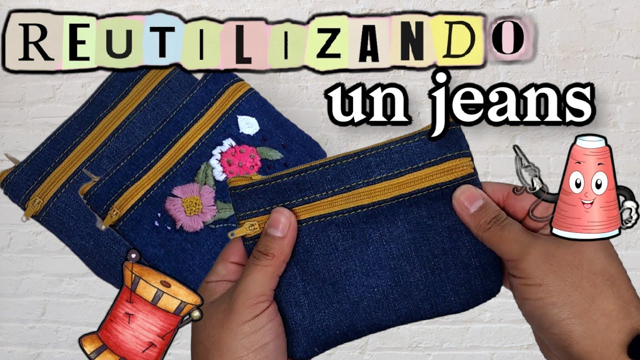DIY: Idea de cómo reutilizar un jeans : MONEDERO