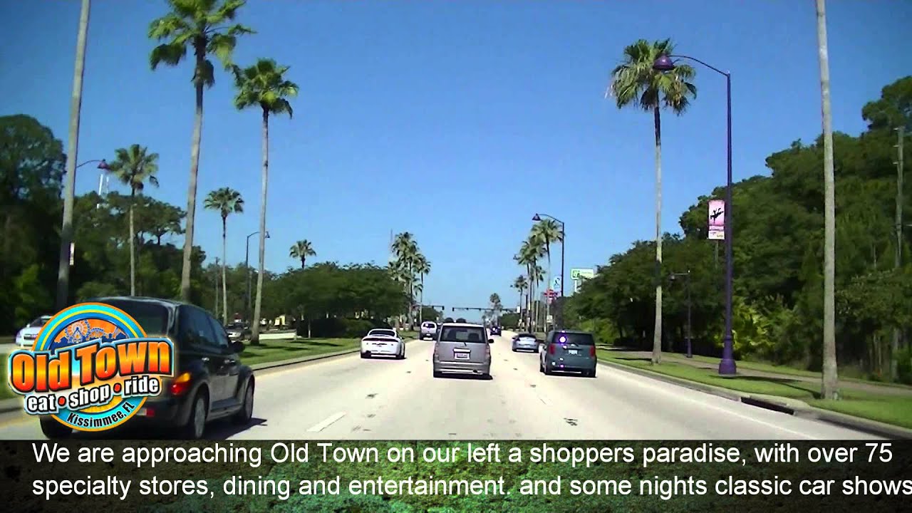 Driving Highway 192, Kissimmee, Florida