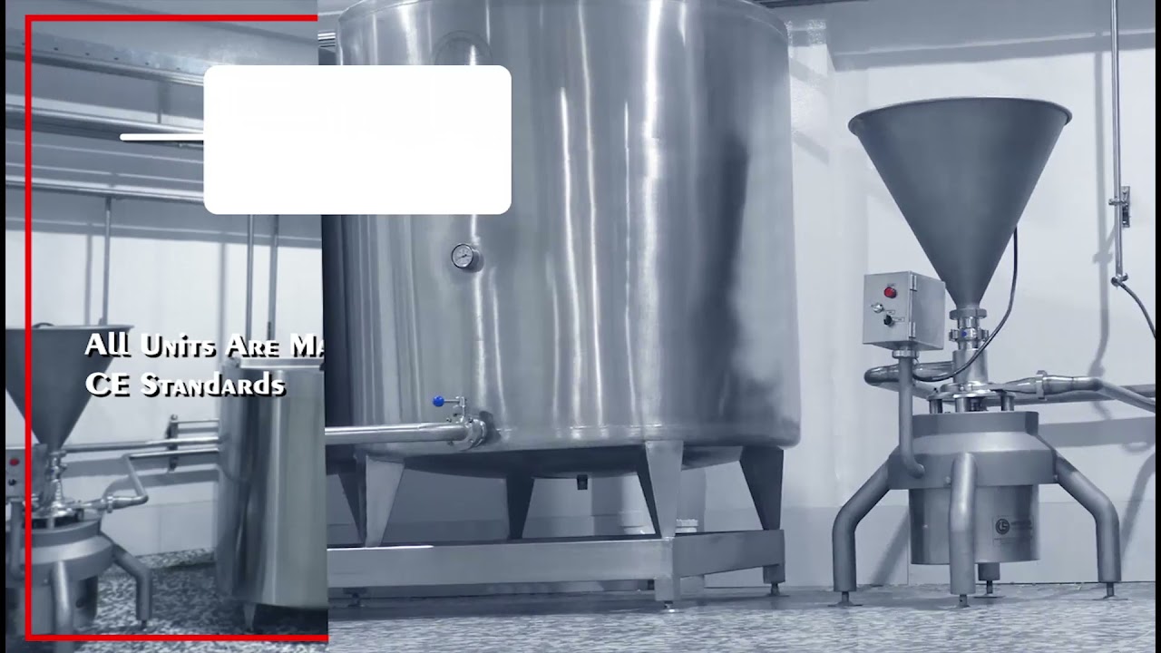 YOGURT AND AYRAN PROCESSING LINE PR2