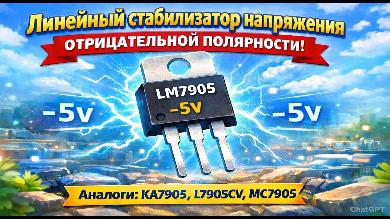 LM7905 —  популярный стабилизатор отрицательного напряжения