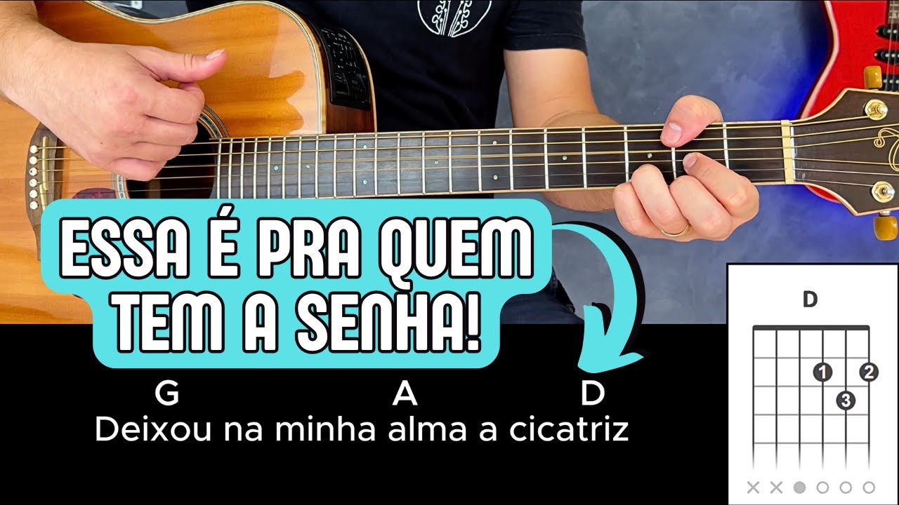 Como Tocar CICATRIZ (Renê e Ronaldo) Aula de Violão Fácil