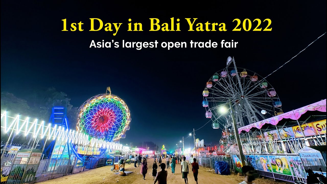 Visit to Bali Yatra 2022- Asia's largest open trade fair. Newest attraction- Laser Light Show