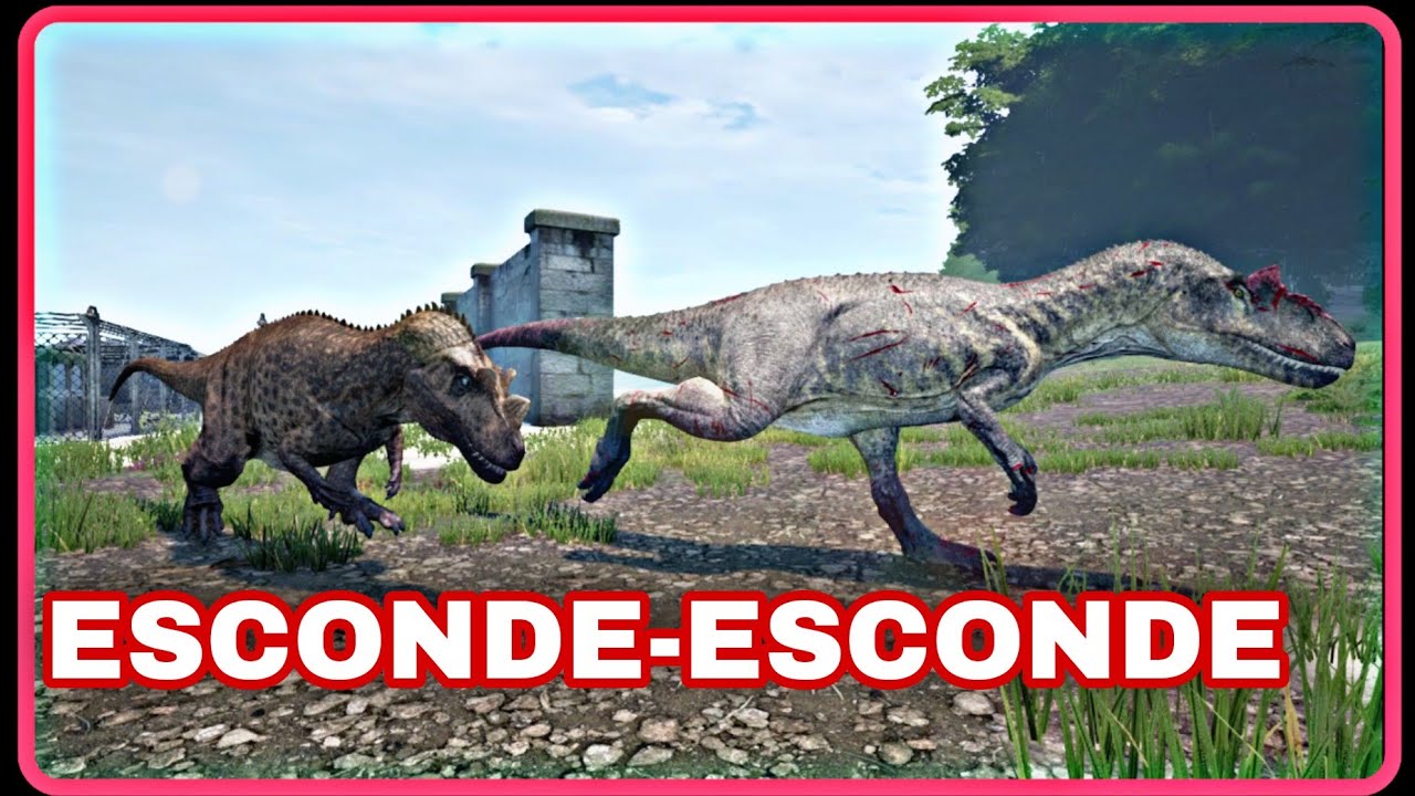 DINOSSAURO:Jogando de alossauro esconde-esconde (The isle)PT/BR