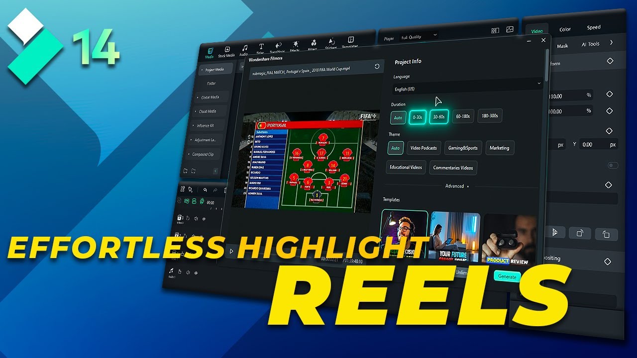 Filmora 14's Smart Short Clip: Effortless Highlight Reels