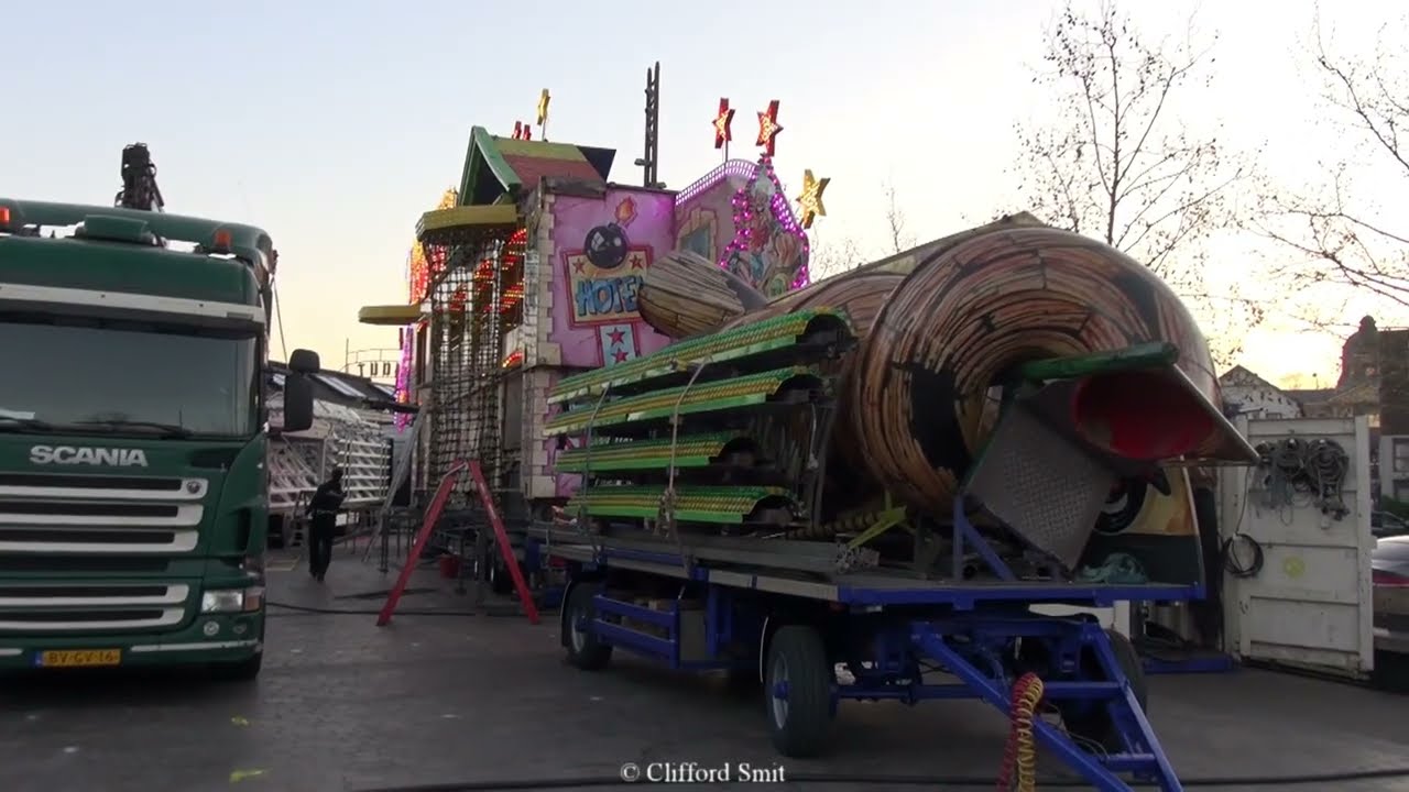 Kermis Hilversum 2023 Transport en opbouw Deel 3