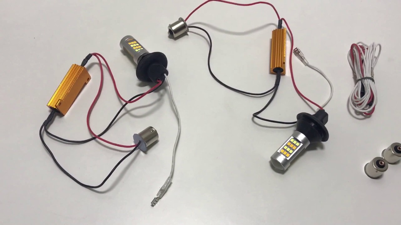 Światła dzienne led w kierunkowskazach DRL + TURN