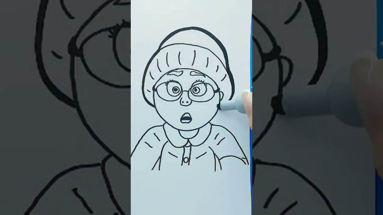 🔴🔴Drawing Mei Lee of the Turning Red movie #howtodraw  #shorts