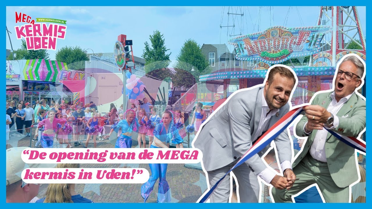 Opening Mega Kermis Uden 2025 | Kermis Uden🎡