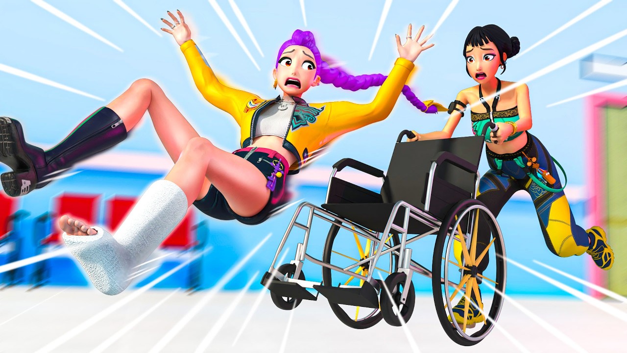 ZOEY IS CLUMSY! Rescue Huntrix | K-Pop Demon Hunters Animation