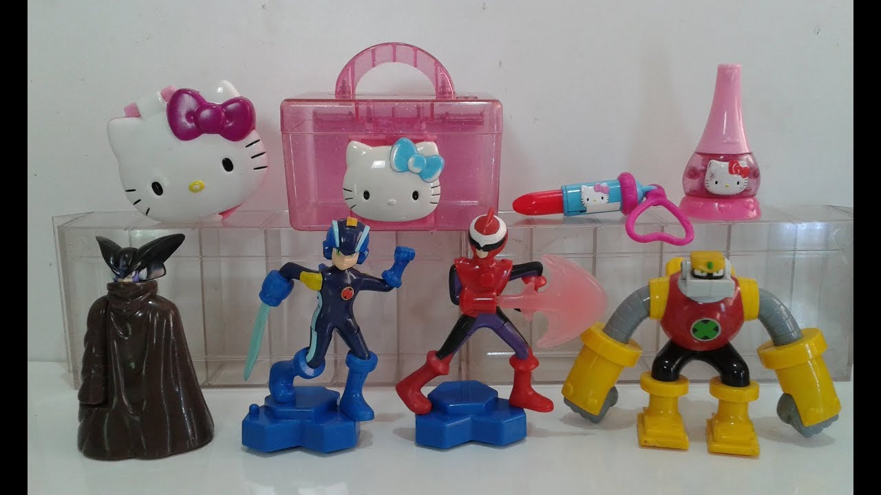 Megaman NT Warrior e Hello Kitty Mc Lanche Feliz Janeiro 2006