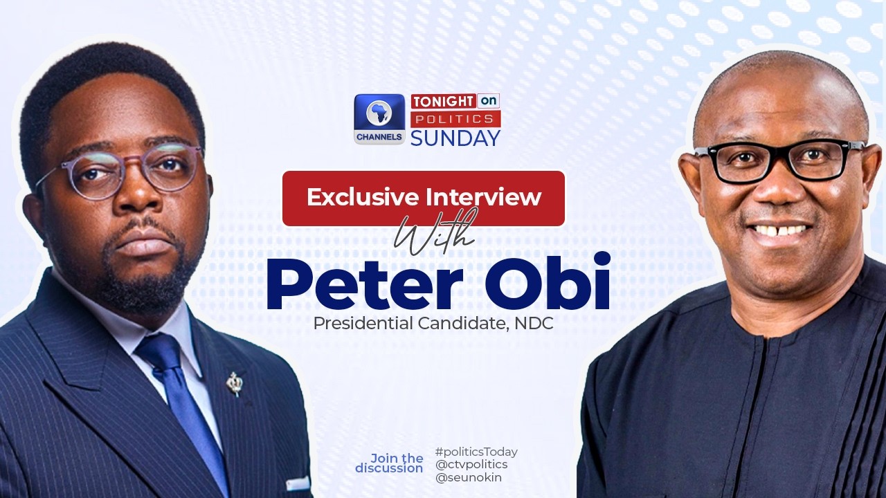 Exclusive Interview With Peter Obi On Sunday Politics