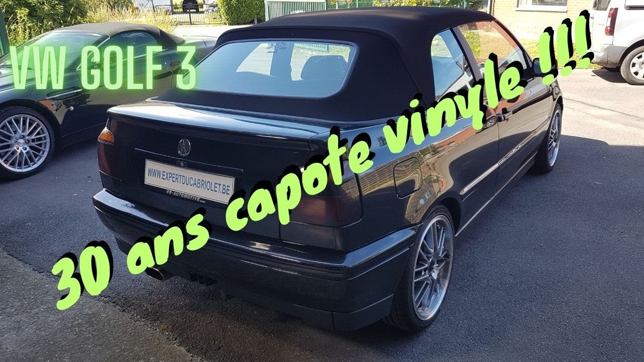EP-186 // VW Golf 3 capote vinyle de 30ans incroyable mais vrai !!!