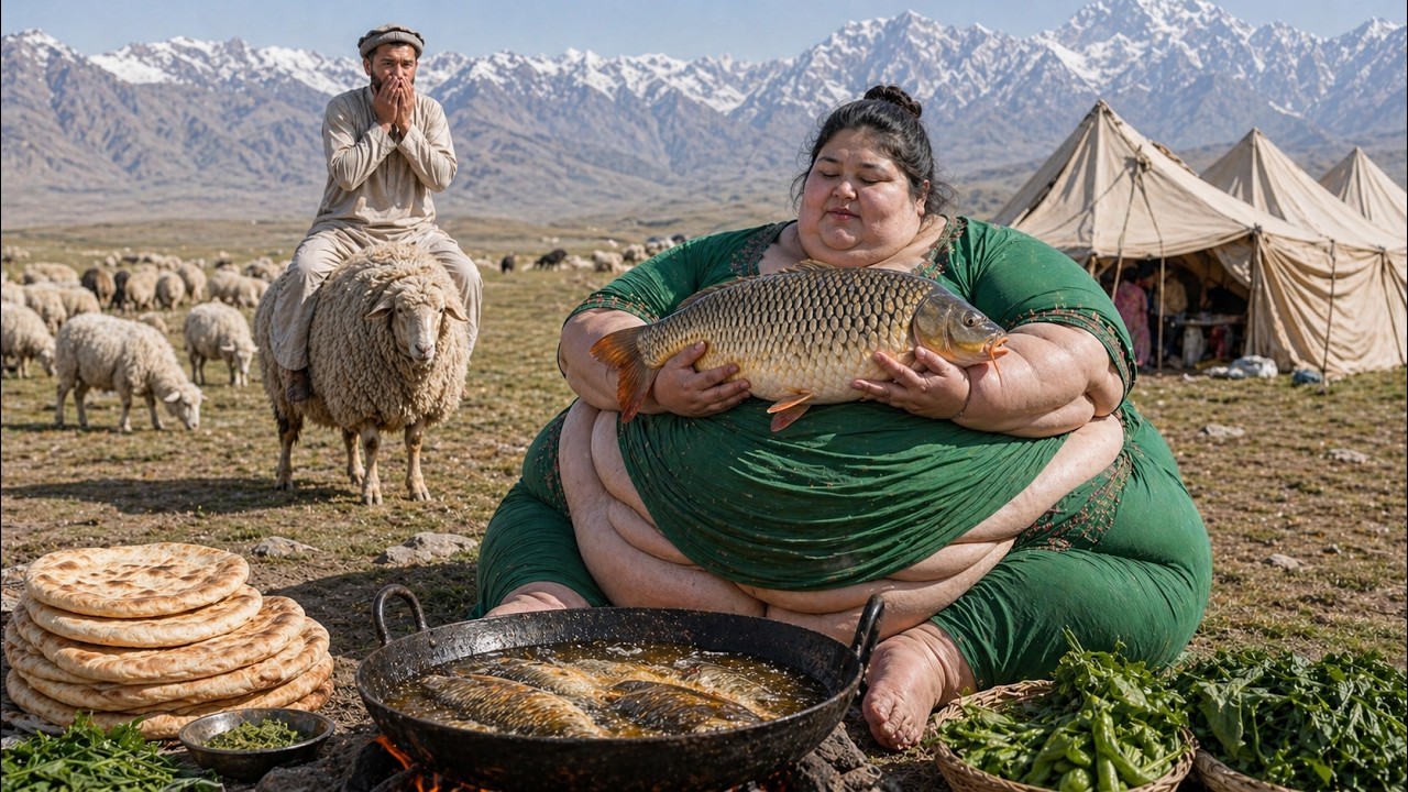 A Day in the Life of an Afghan Nomad Cooking Authentic Kabuli Palao
