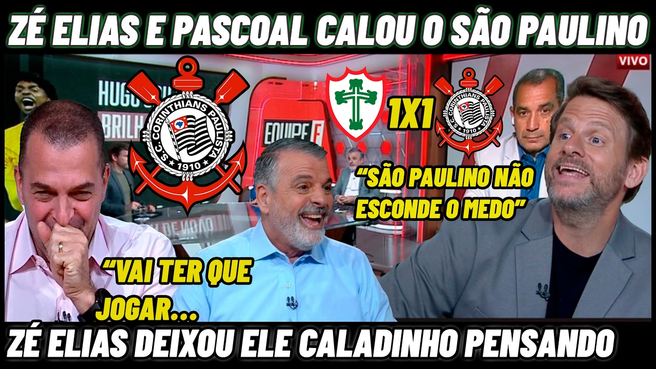 ZÉ ELIAS FOI MONSTRO E DEIXOU O ANTI CALADINHO PENSANDO ! CORINTHIANS CLASSIFICADO
