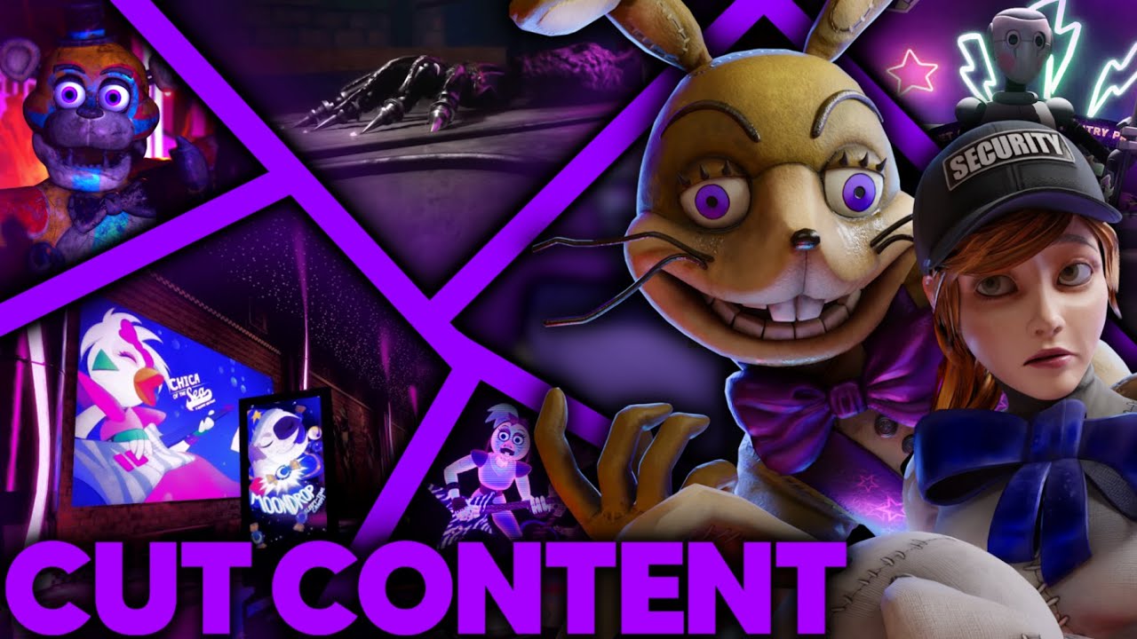 WYCIĘTA ZAWARTOŚĆ FNAF SECURITY BREACH #2! | Five Nights at Freddy's Cut Content