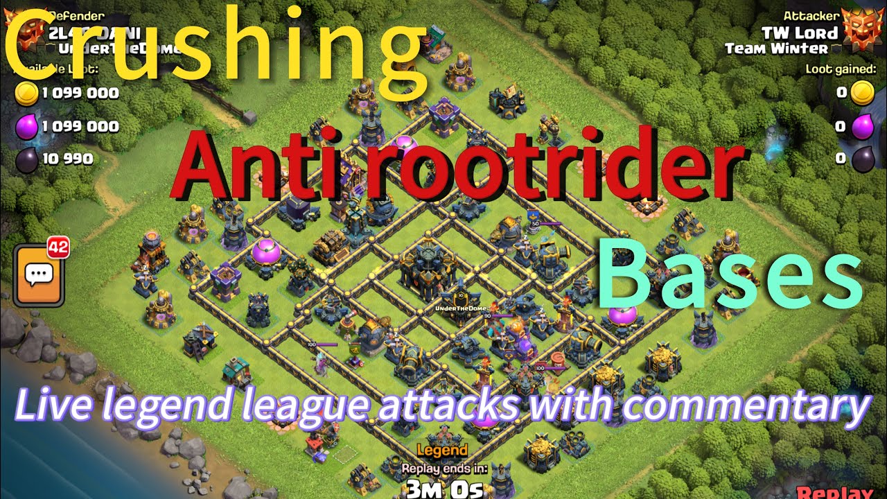 The BEST ARMY is CRUSHING bases! Live legend league attacks WITH VOICE OVER! Day 5 Clash of Clans