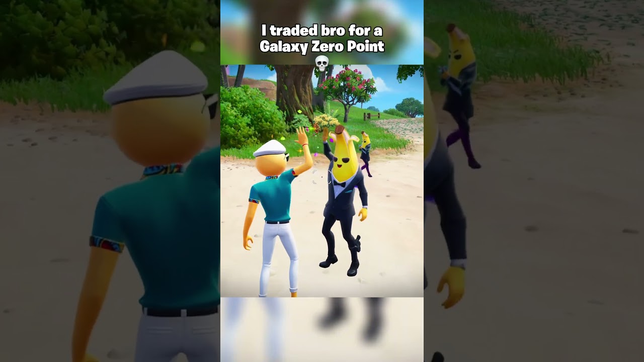 I traded bro for a Galaxy Zero Point 😭💀 #fortnite #fortniteclips