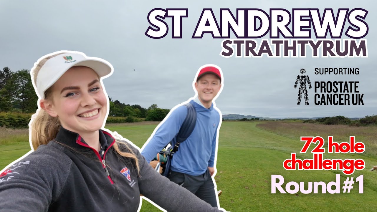 72 hole challenge in St Andrews - Round 1 // The Strathtyrum