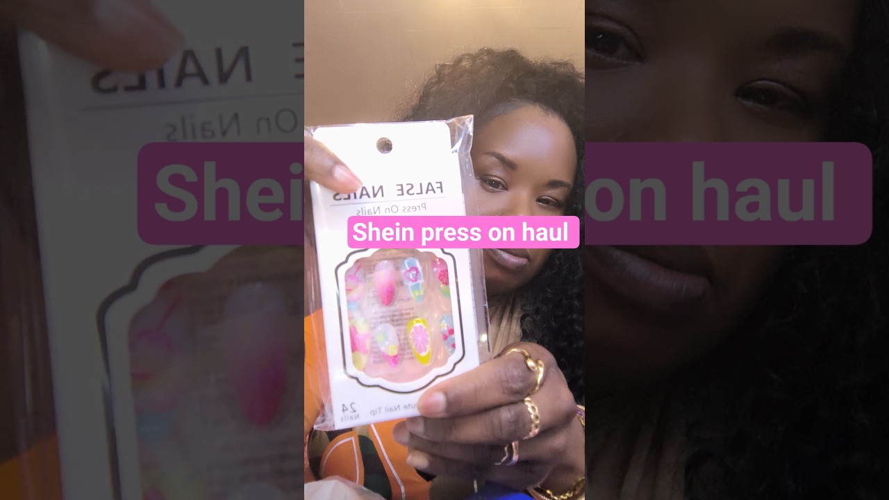 Shein press on haul