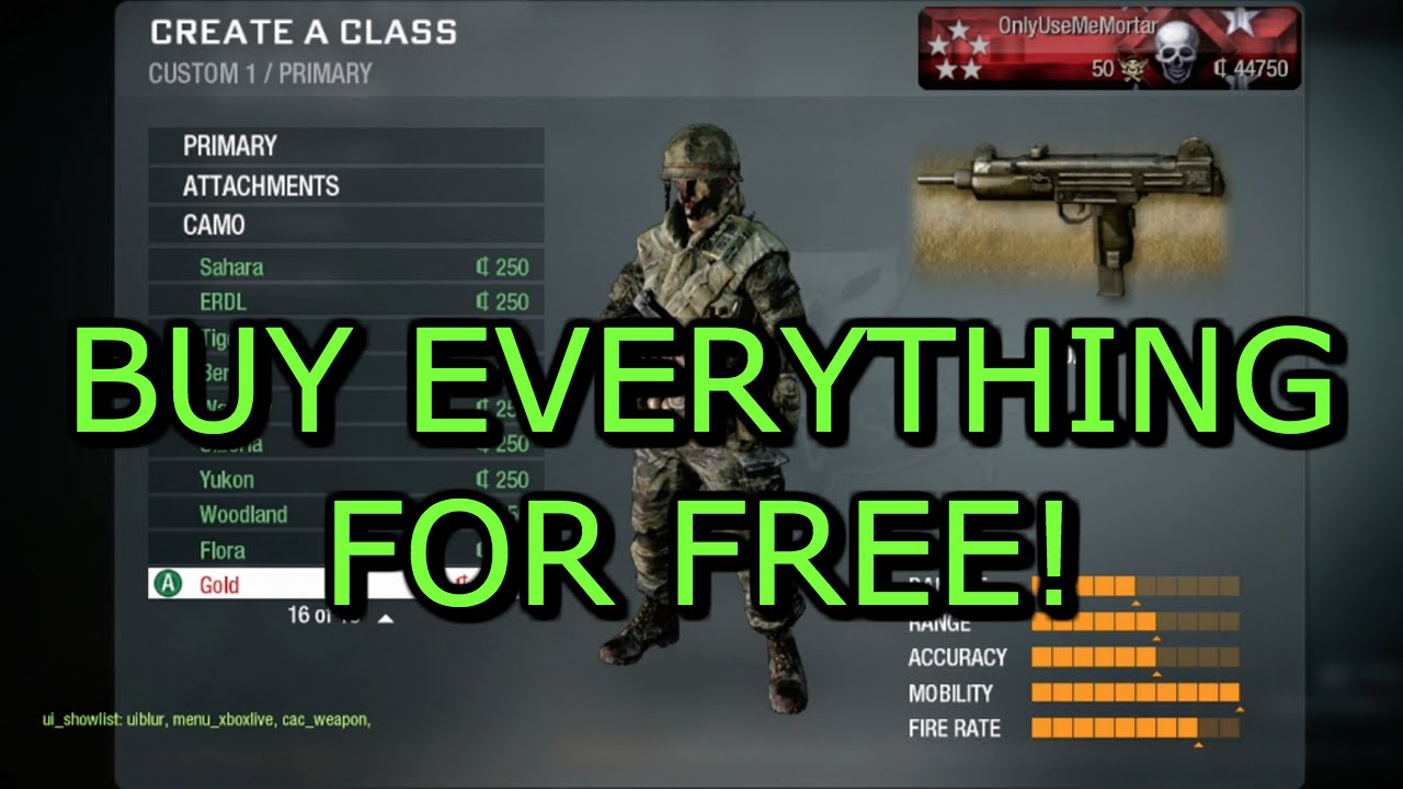 Black Ops 1 UNLOCK ALL GOLD GUNS EASY 2016! XBOX ONE XBOX 360 UNLOCK EVERYTHING FOR FREE IN BO1!
