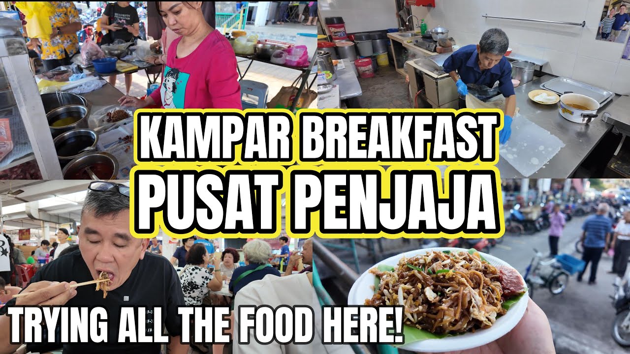 Kampar Trip Part 3: Great breakfast choices at 明記豬腸粉 Meng Kei Chee Cheong Fun & Kampar Market Stalls