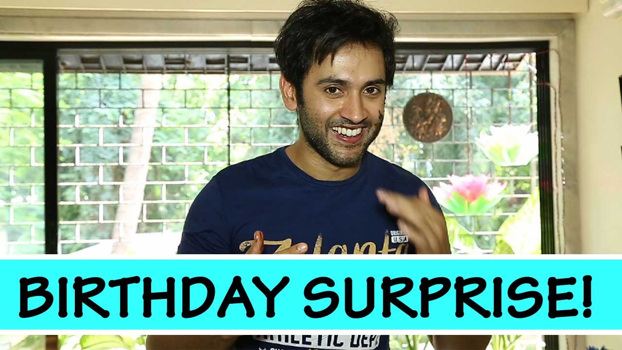 Who surprised Mishkat Varma on his birthday?