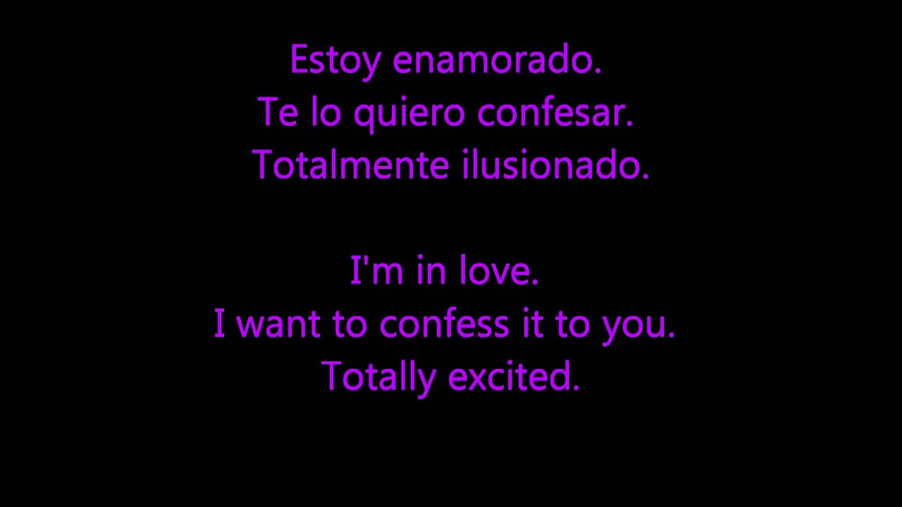 Estoy Enamorado (English & Spanish Subtitles)