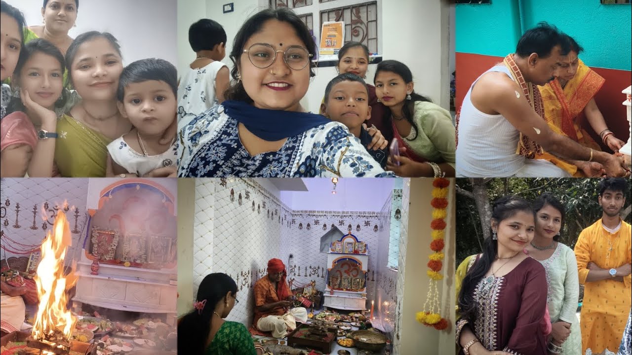 মাসির বাড়ির গৃহপ্রবেশ❤️🙏