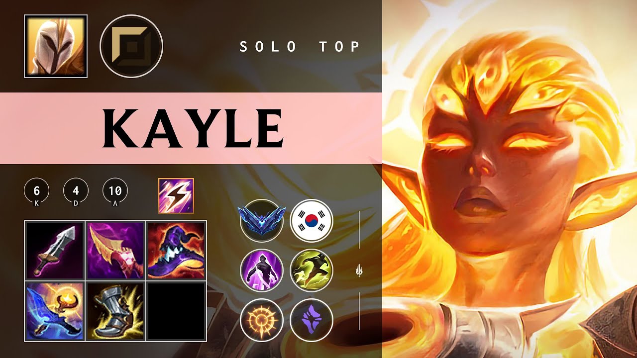 Kayle Top vs Fiora - KR Diamond Patch 26.01