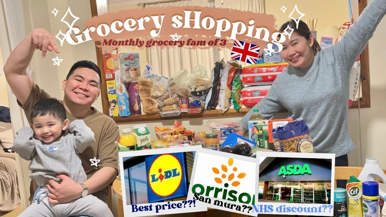 FILIPINO FAMILY IN THE UK | GROCERY VLOG | #TeamManuel 👨‍👩‍👦