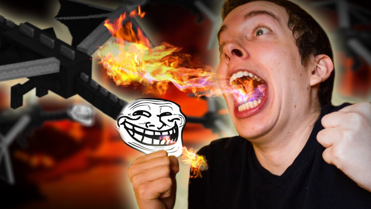 Minecraft: DRAGON TROLLS! (Minecraft Trolling Funny Moments)