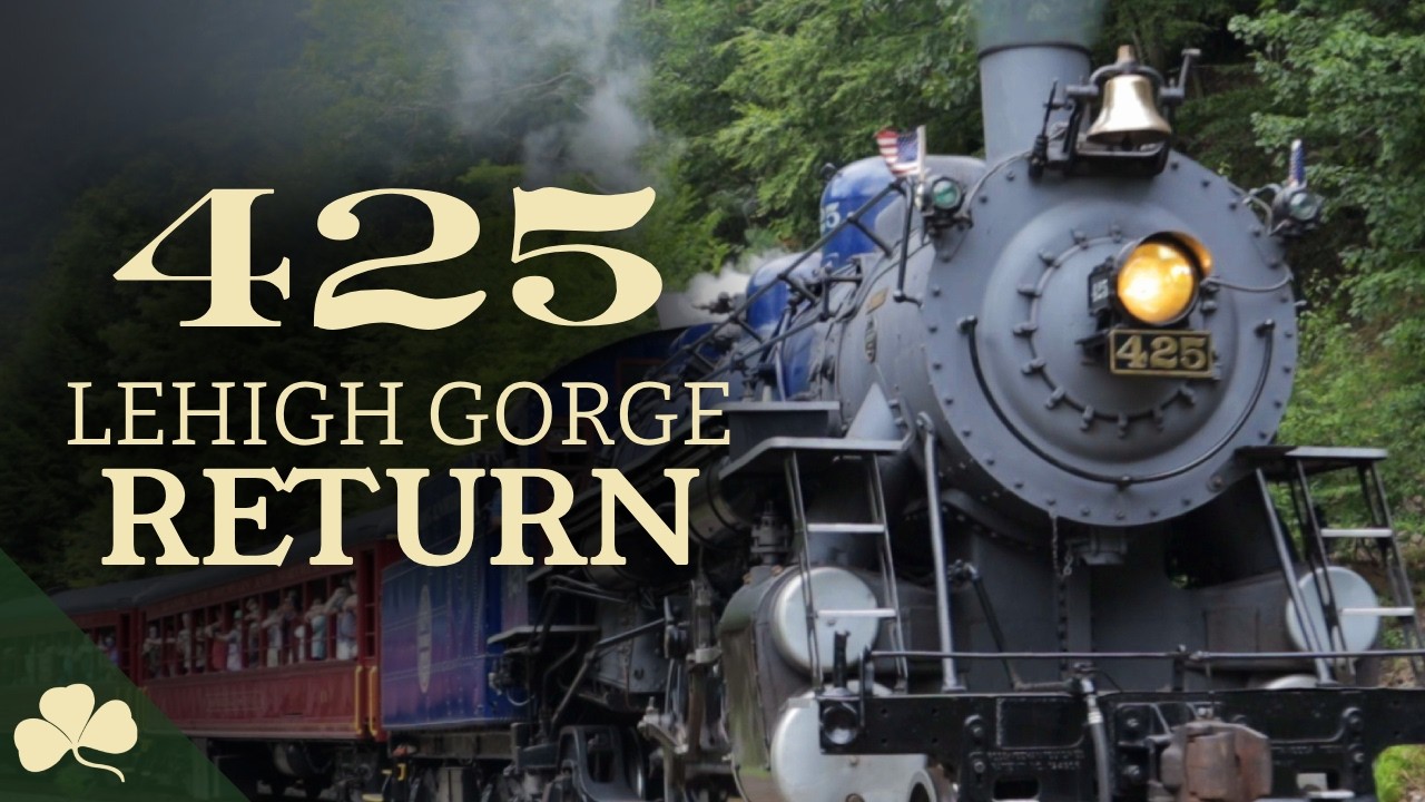 Reading & Northern 425 - Lehigh Gorge Return (Narrated)