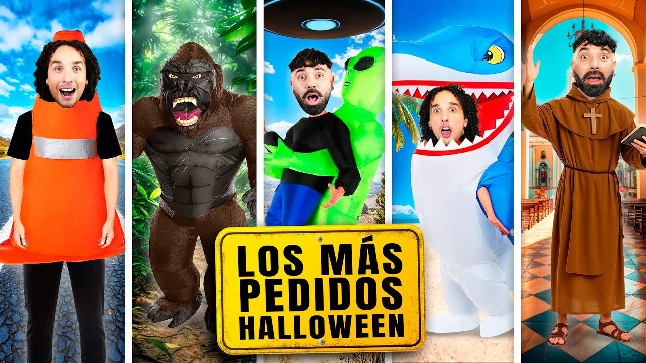 PEDIMOS LOS DISFRACES  MAS BARATOS DE HALLOWEEN EN TEMU - LOS RUL&Eacute;S