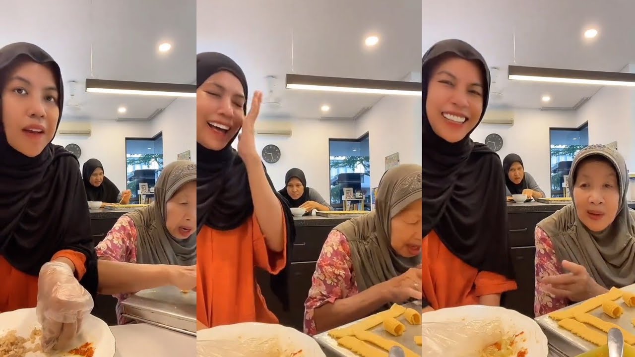 Erma, Betty & Umie Aida Berebut Nak Bawa Mak Tidur Rumah
