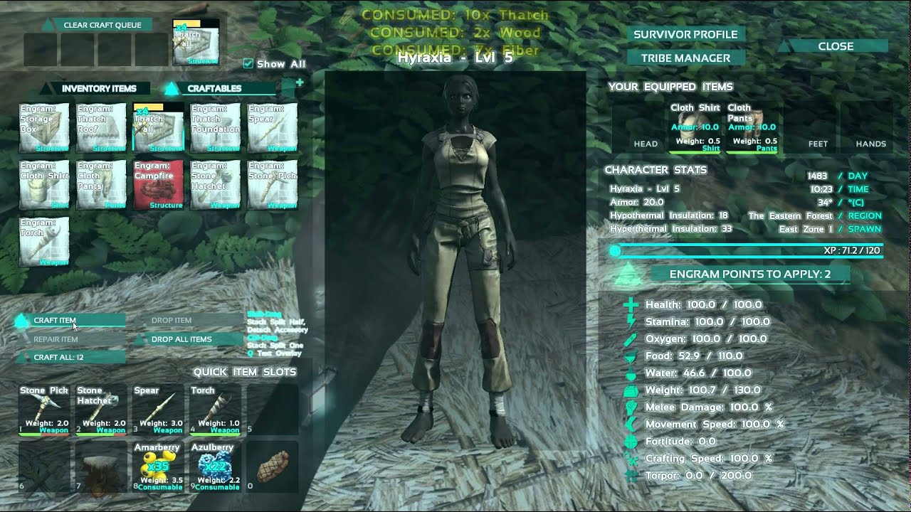 ARK: Survival Evolved, Starting on a New Server (EU PVE Multiplayer Part 1)