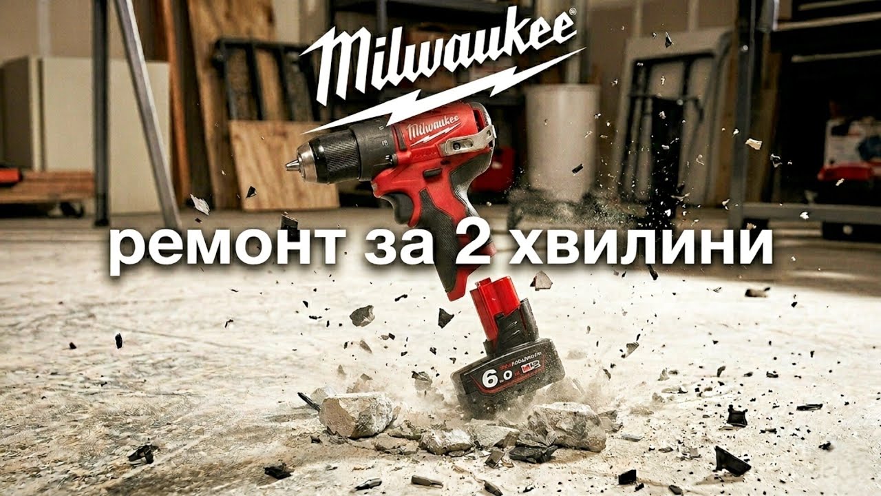 Milwaukee - Ремонт корпусів Акумуляторів 12v лінійки