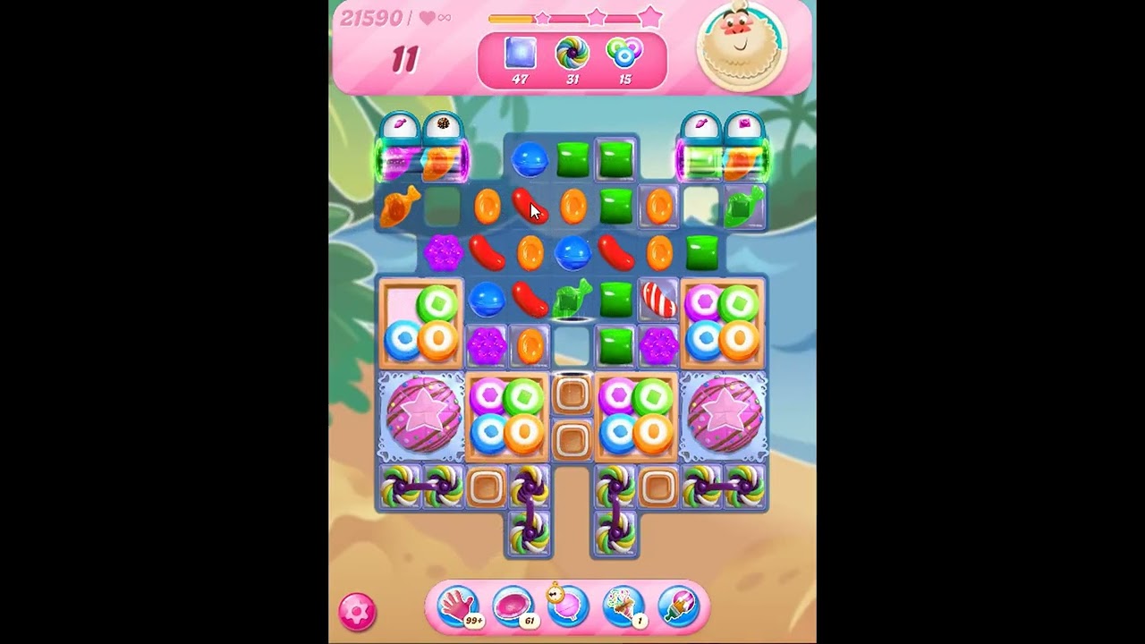 Candy Crush Saga Level 21590 - NO BOOSTERS | SKILLGAMING ✅