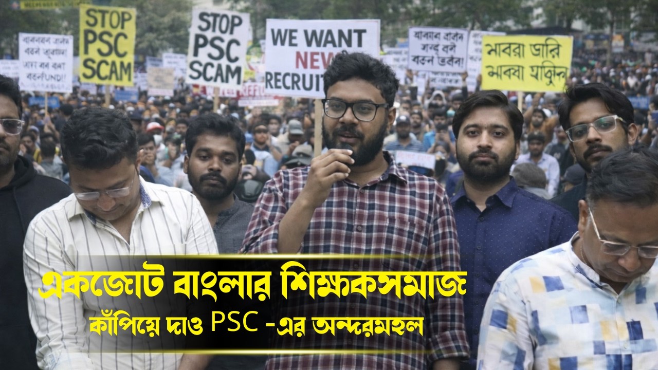 একজোট বাংলার শিক্ষকসমাজ ।। কাঁপিয়ে দাও PSC -এর অন্দরমহল