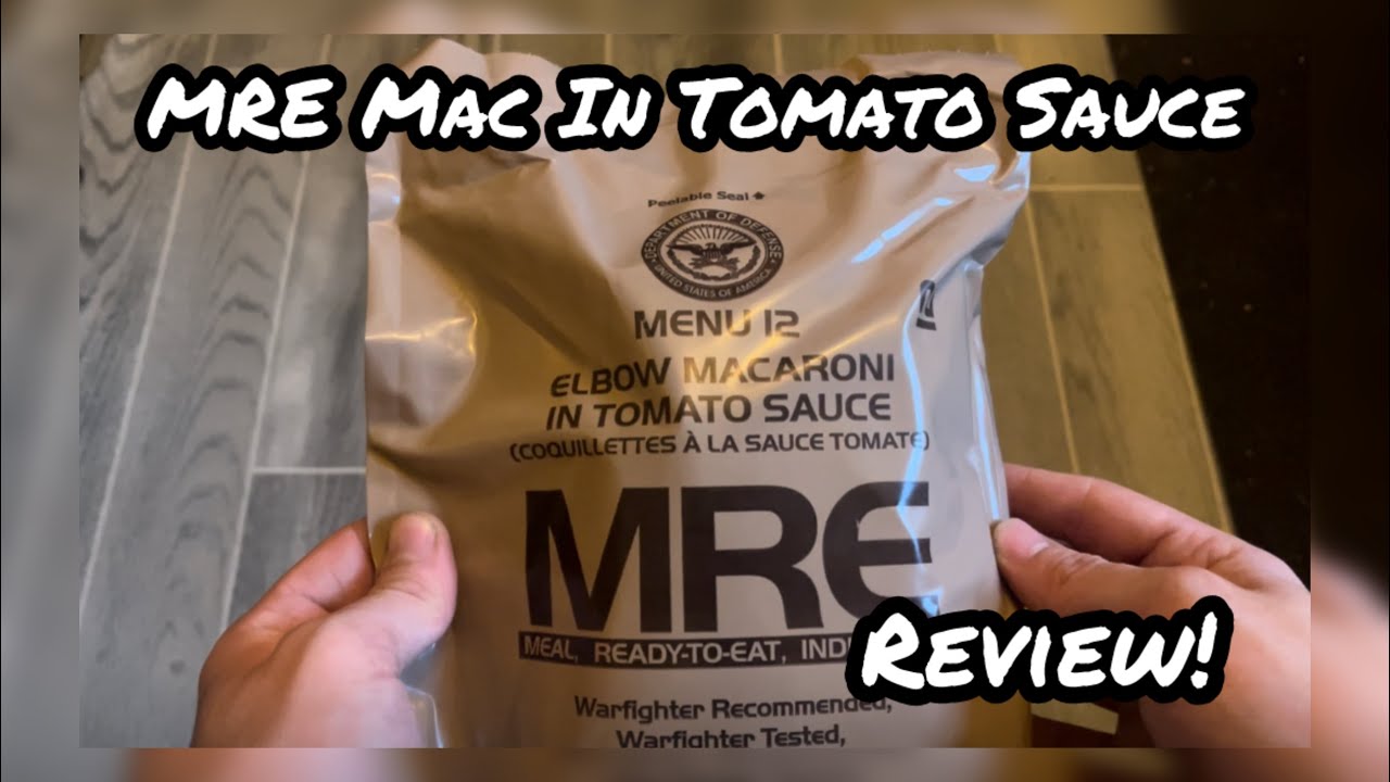 MRE Review! Menu #12(Macaroni in Tomato Sauce)